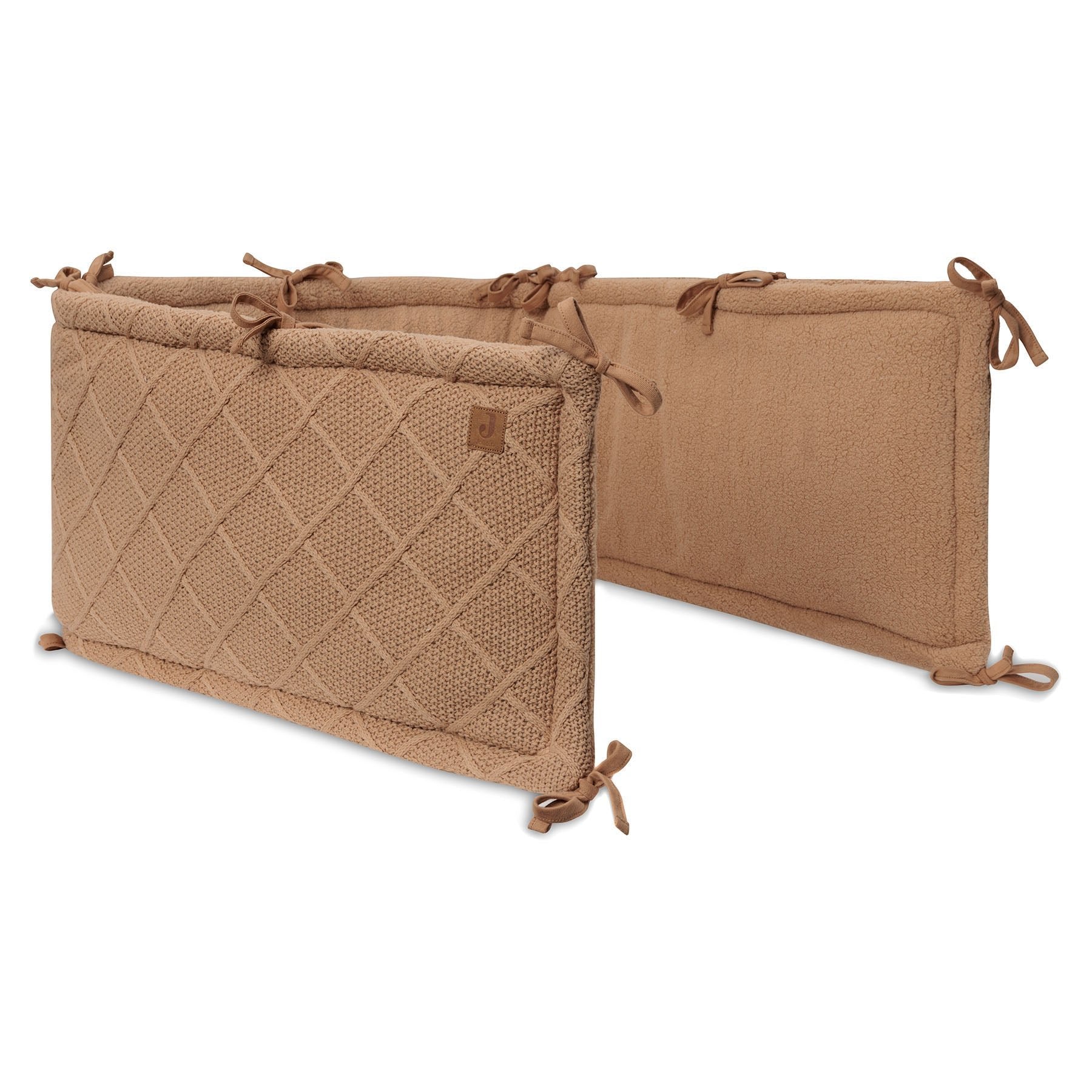 Jollein Box omrander 180x30cm Check Knit Biscuit