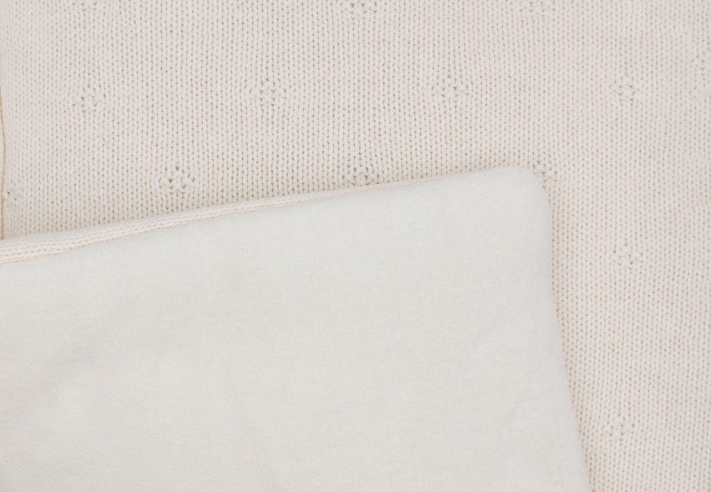 Jollein Boxkleed 75x95cm Cosy Knit Ivory