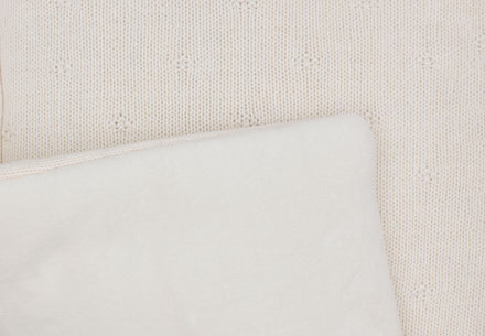 Jollein Boxkleed 75x95cm Cosy Knit Ivory