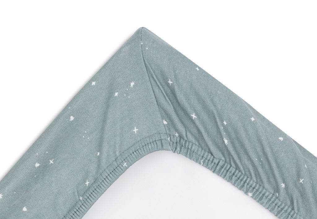 Jollein Verschoningskussen Hoes Jersey 50x70cm Twinkling Sea Green