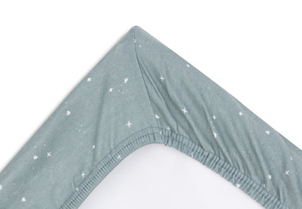 Jollein Verschoningskussen Hoes Jersey 50x70cm Twinkling Sea Green