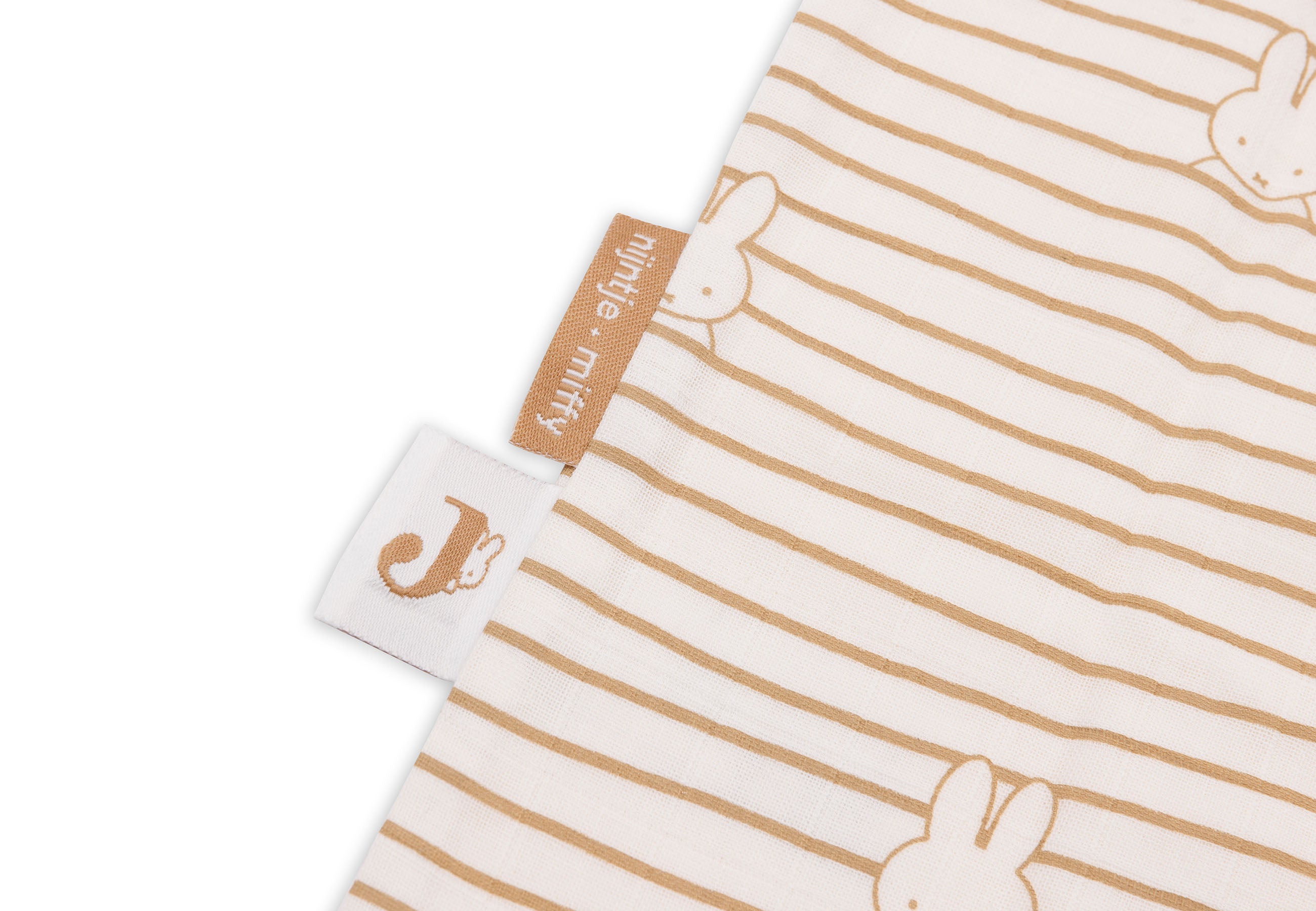 Jollein Slaapzak Hydrofiel 110cm | Miffy Stripe Biscuit