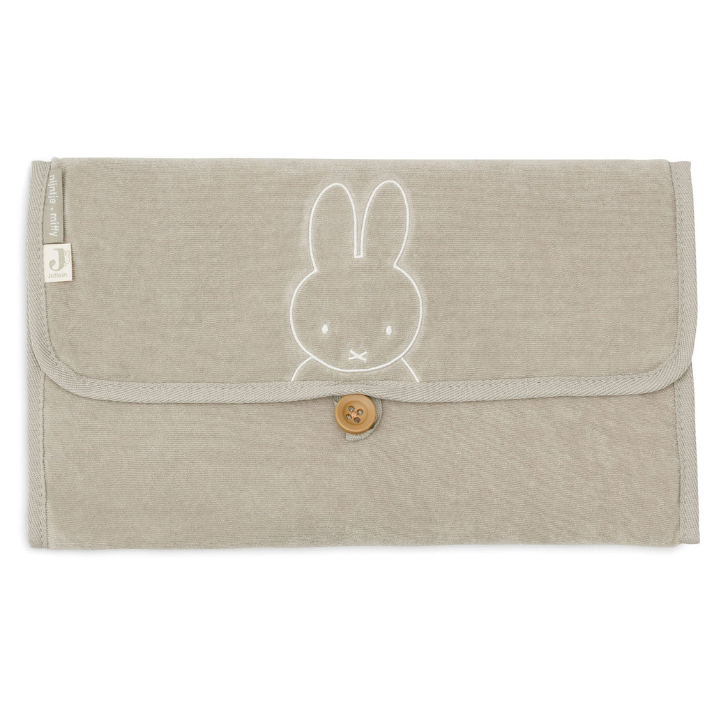 Jollein Verschoningsmat Badstof | Miffy Olive Green