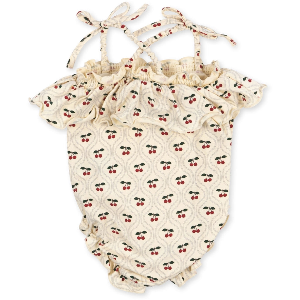 Konges Sløjd Lin Romper Gots | Cherry Motif