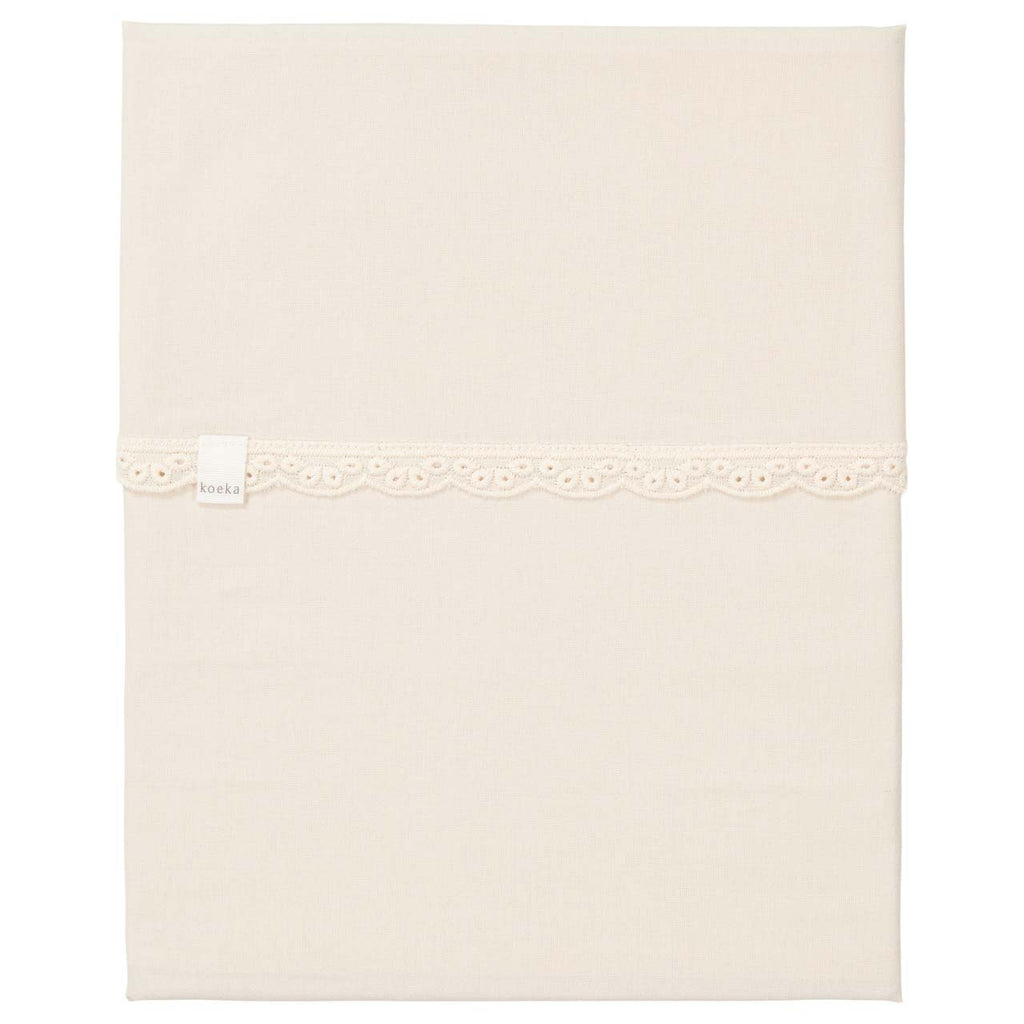 Koeka Ledikantlaken Breeze | Warm White 110x140cm