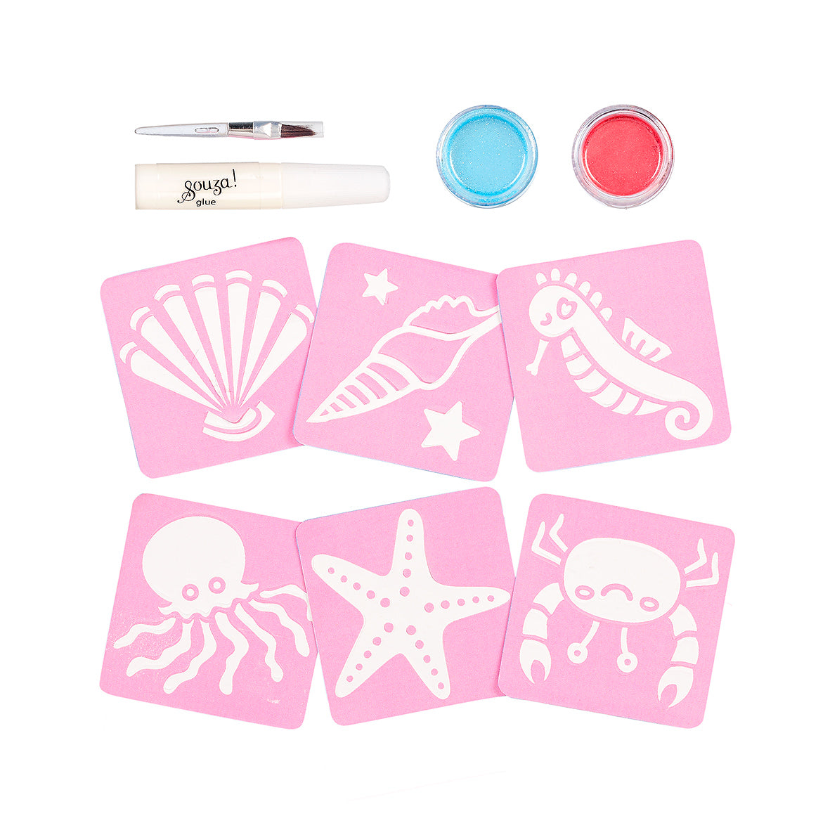 Souza Glitter tattoo set Zeemeermin