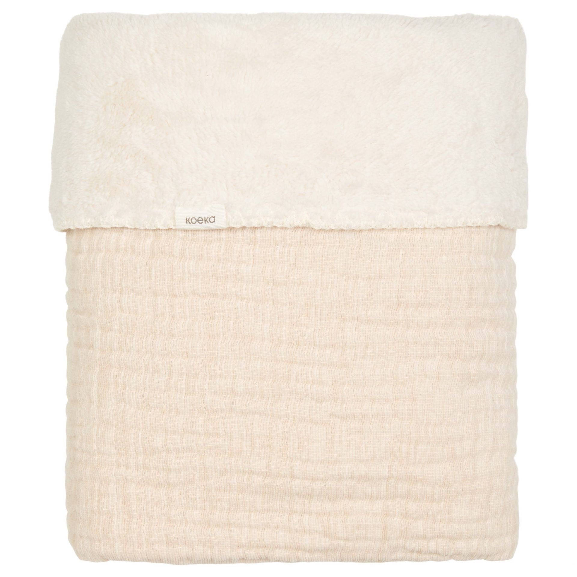 Koeka Ledikantdeken Teddy Rivoli | Warm White