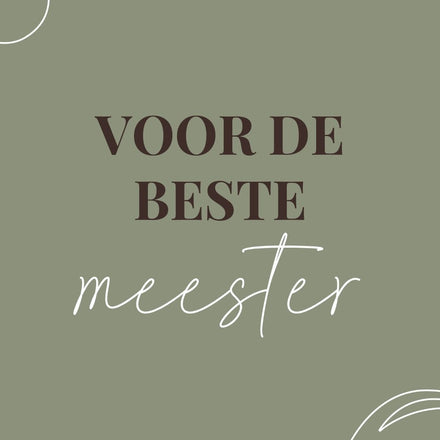 Online cadeaubon - Voor de beste meester