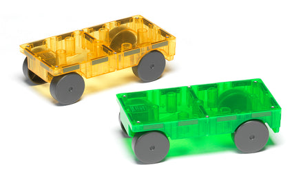 Magna-Tiles Set Auto's Uitbreidingset | 2 Stuks