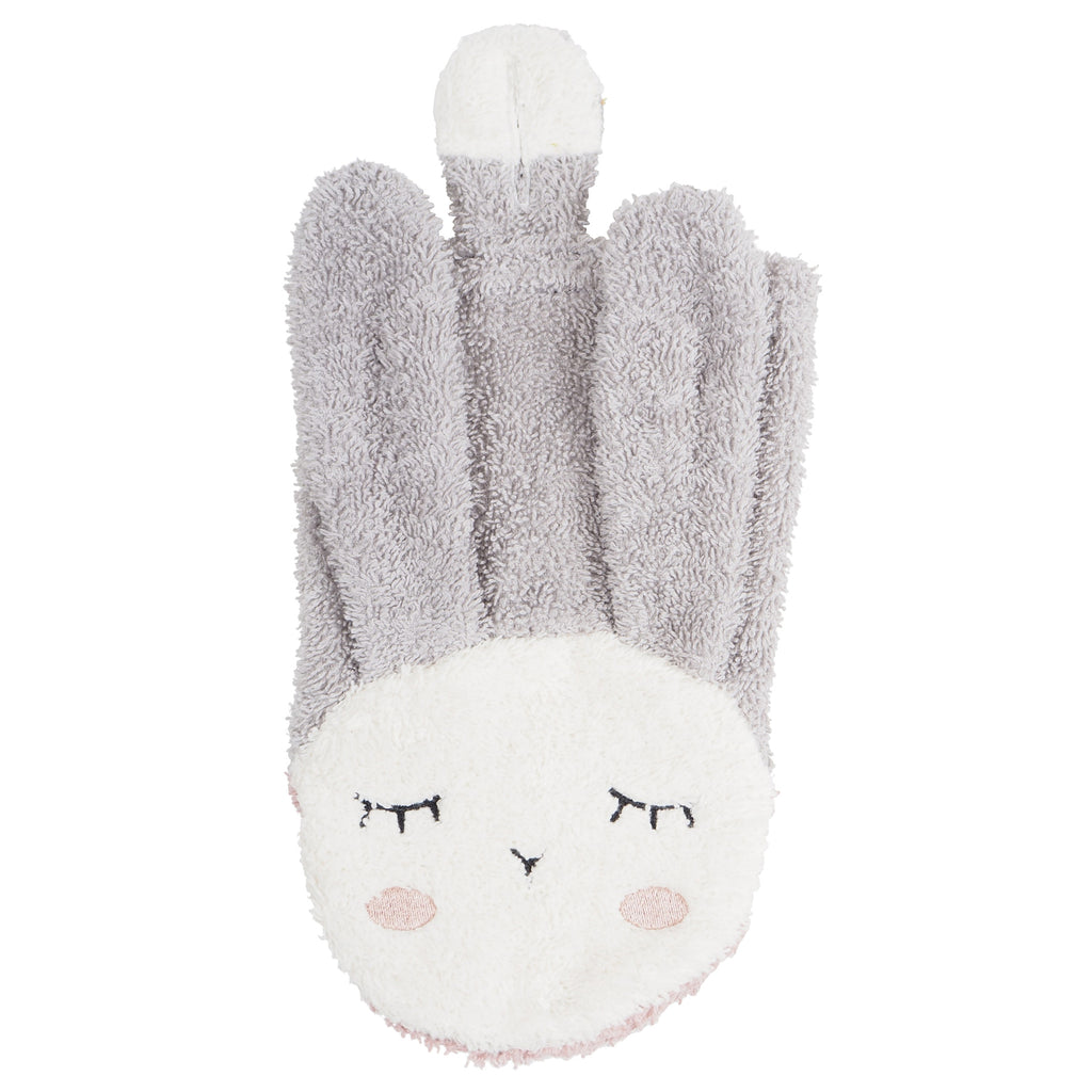 Kikadu Washandje | Rabbit Silver Grey GOTS