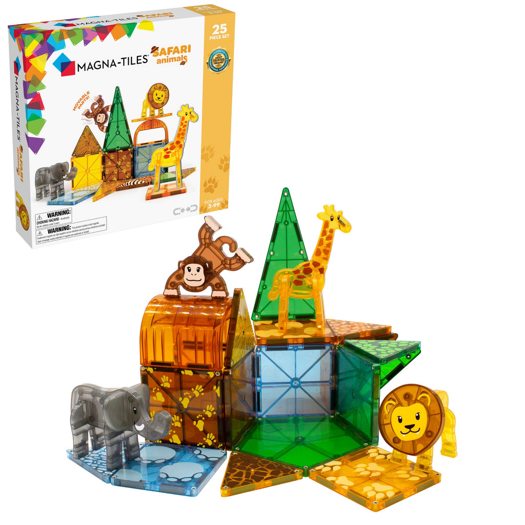 Magna-Tiles Safari Animals | 25 Stuks