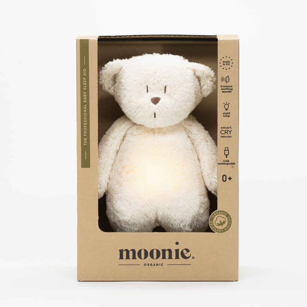 Moonie Knuffel Bear Hartslag en Licht | Polar Natur