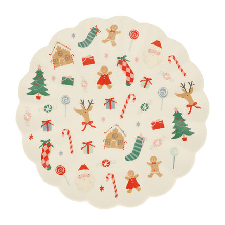 Meri Meri Jolly Christmas Melamine Large Bordjes