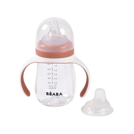 Béaba Drinkbeker Met Rietje 210ml | Terracotta