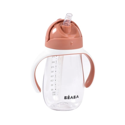 Béaba Drinkbeker Met Rietje 300ml | Terracotta