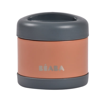 Béaba Thermo Pot 500ml | Mineral Grey / Terracotta