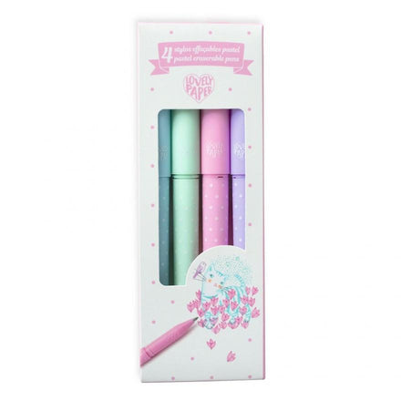 Djeco Set 4 Pastel Uitwisbare Stiften