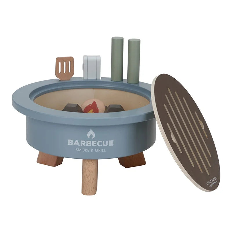 Little Dutch Barbecue Toy Set Houten Speelset