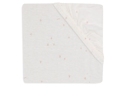 Jollein Hoeslaken Jersey 60x120cm Twinkling Wild Rose