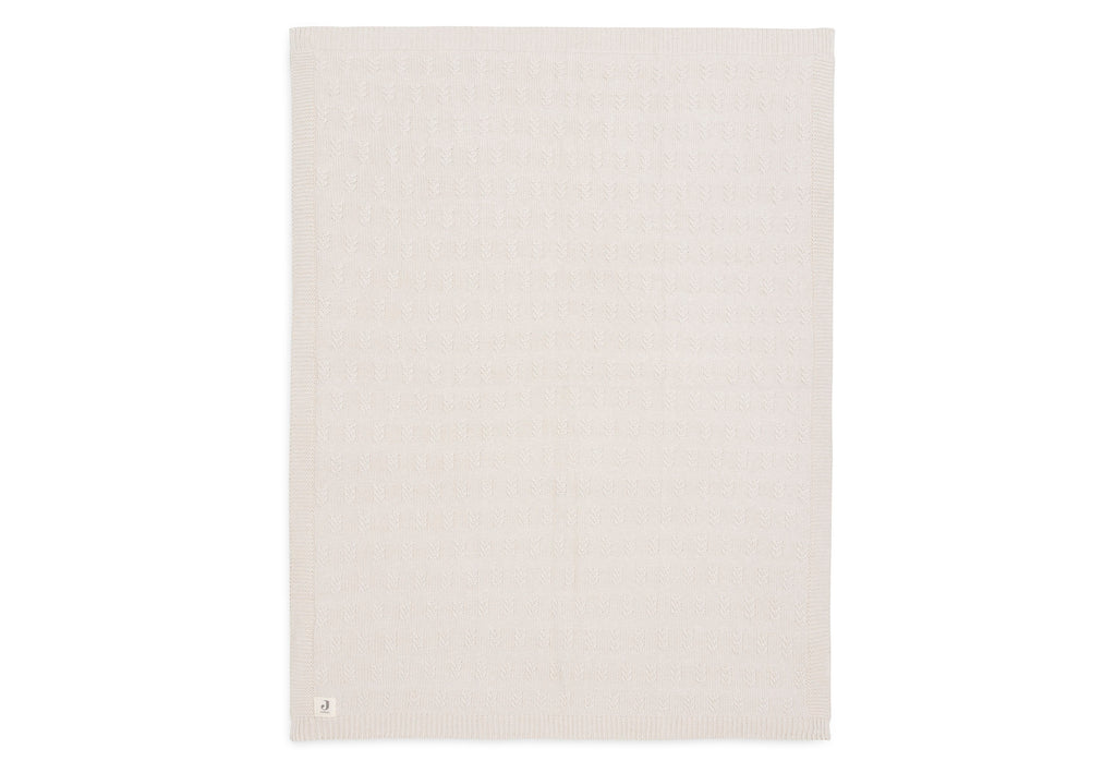 Jollein Wiegdeken 75x100cm | Grain Knit Oatmeal