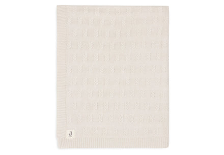 Jollein Wiegdeken 75x100cm | Grain Knit Oatmeal