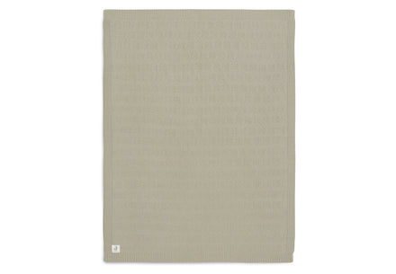 Jollein Wiegdeken 75x100cm | Grain Knit Olive Green