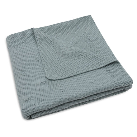 Jollein Wiegdeken 75x100cm Cosy Knit Sea Green