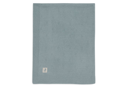 Jollein Wiegdeken 75x100cm Cosy Knit Sea Green