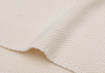 Jollein Ledikantdeken 100x150cm Cosy Knit Ivory