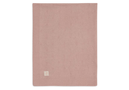 Jollein Ledikantdeken 100x150cm Cosy Knit Wild Rose