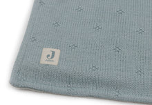 Jollein Ledikantdeken 100x150cm Cosy Knit Sea Green/Velvet