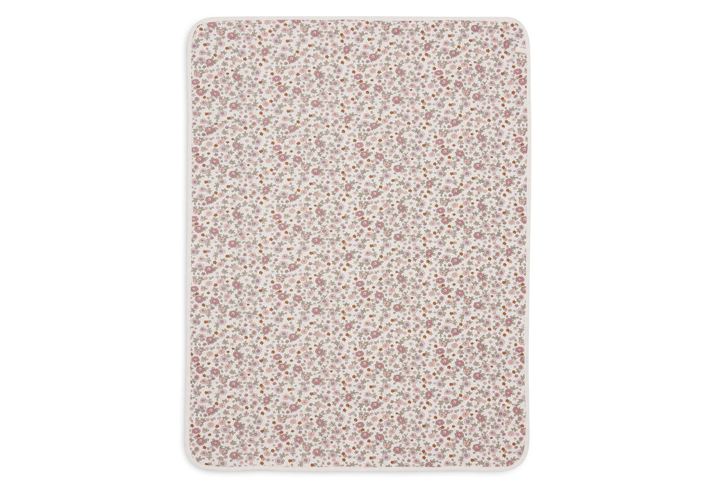 Jollein Deken Wieg Jersey 75x100cm | Retro Flowers