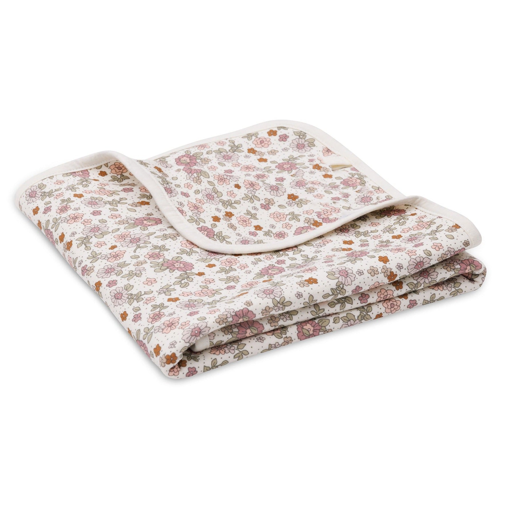 Jollein Deken Wieg Jersey 75x100cm | Retro Flowers