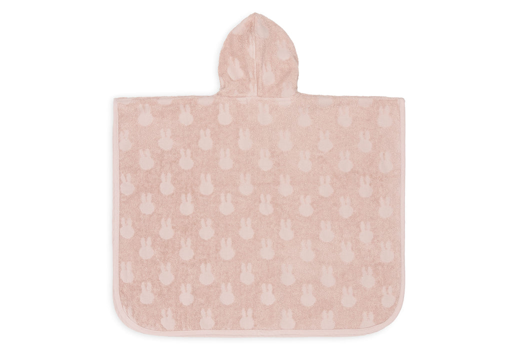 Jollein Badponcho Badstof Miffy Jacquard | Wild Rose