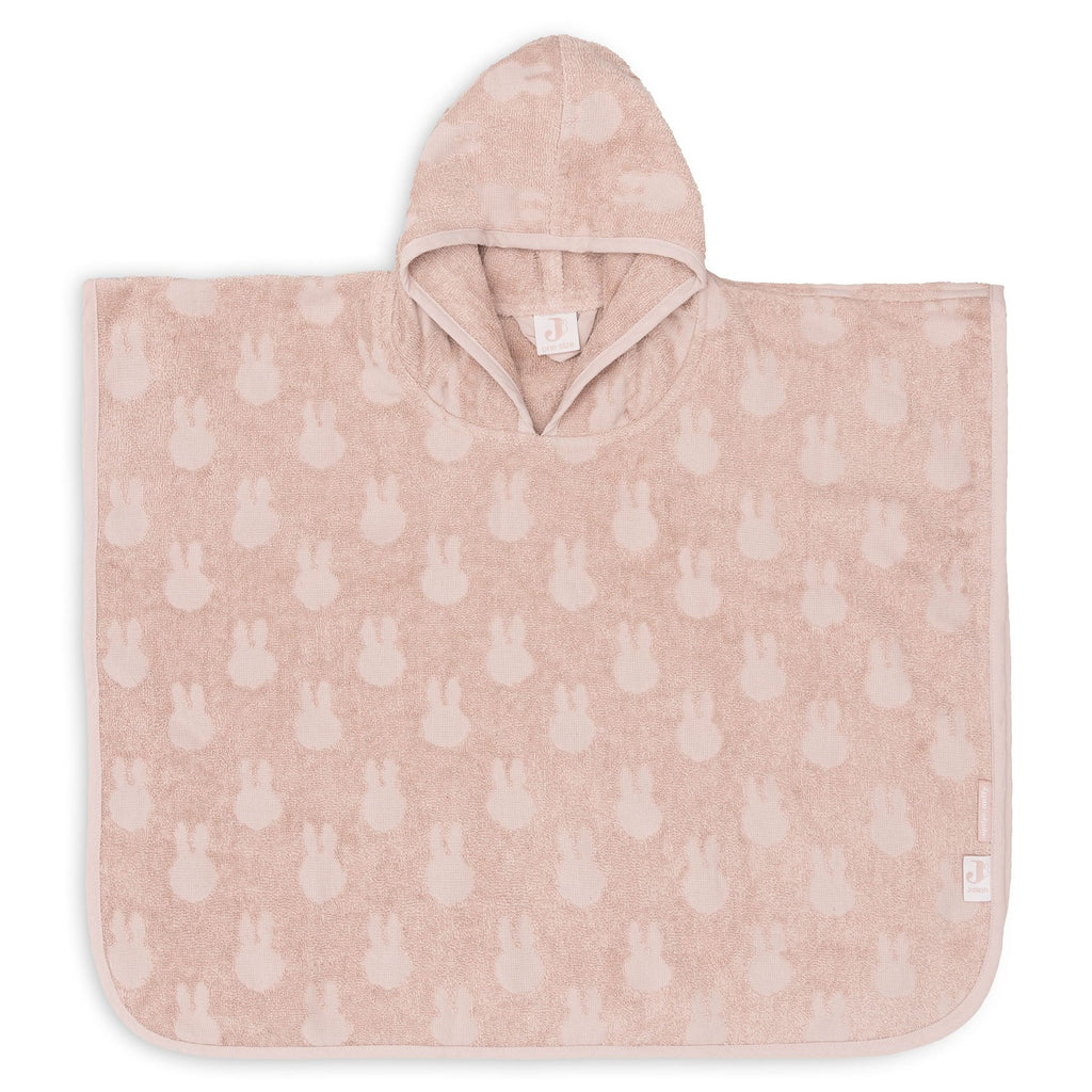 Jollein Badponcho Badstof Miffy Jacquard | Wild Rose