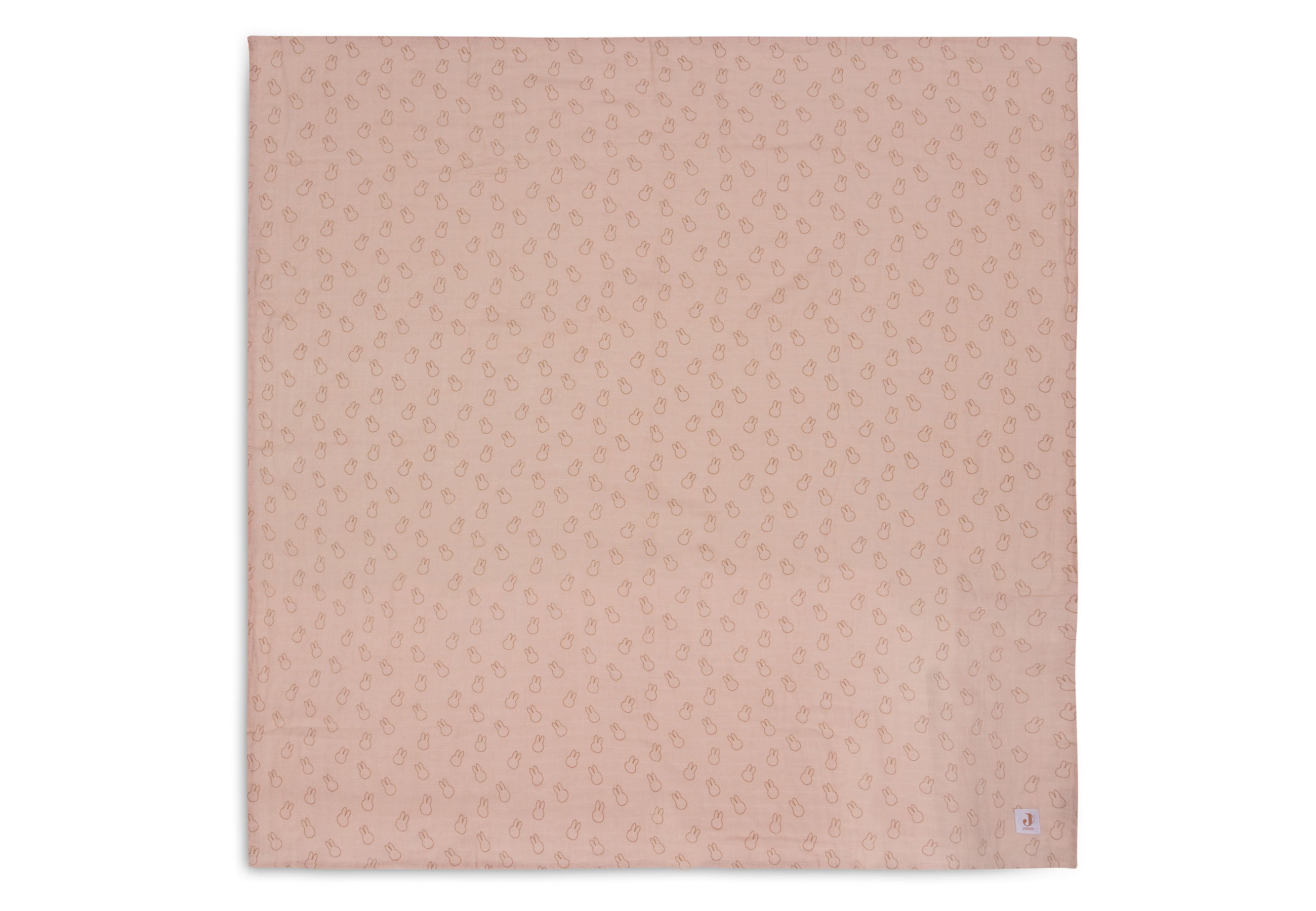 Jollein Hydrofiele Doeken 115x115cm Miffy Silhouettes Wild Rose (2p)