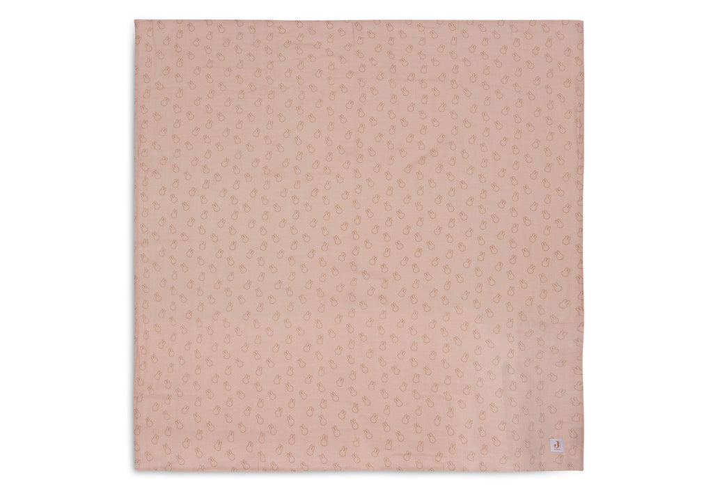 Jollein Hydrofiele Doeken 115x115cm Miffy Silhouettes Wild Rose (2p)