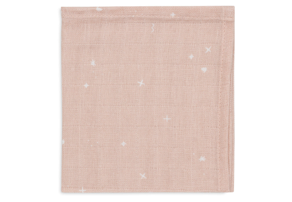 Jollein Hydrofiele Monddoekjes 31x31cm Twinkling Wild Rose (3pack)