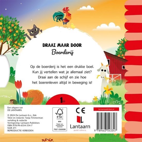 De Lantaarn Voorleesboek Draai maar door | Boerderij