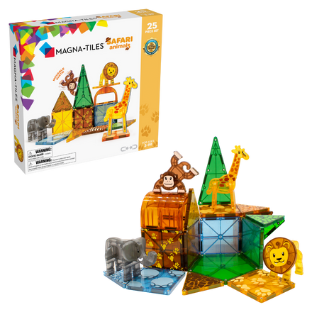 Magna-Tiles Safari Animals | 25 Stuks