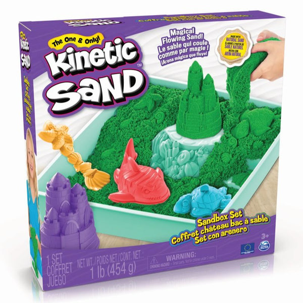 Kinetic Sand Shimmer, Coffret Château de sable scintillant avec 453 g de  scintillant