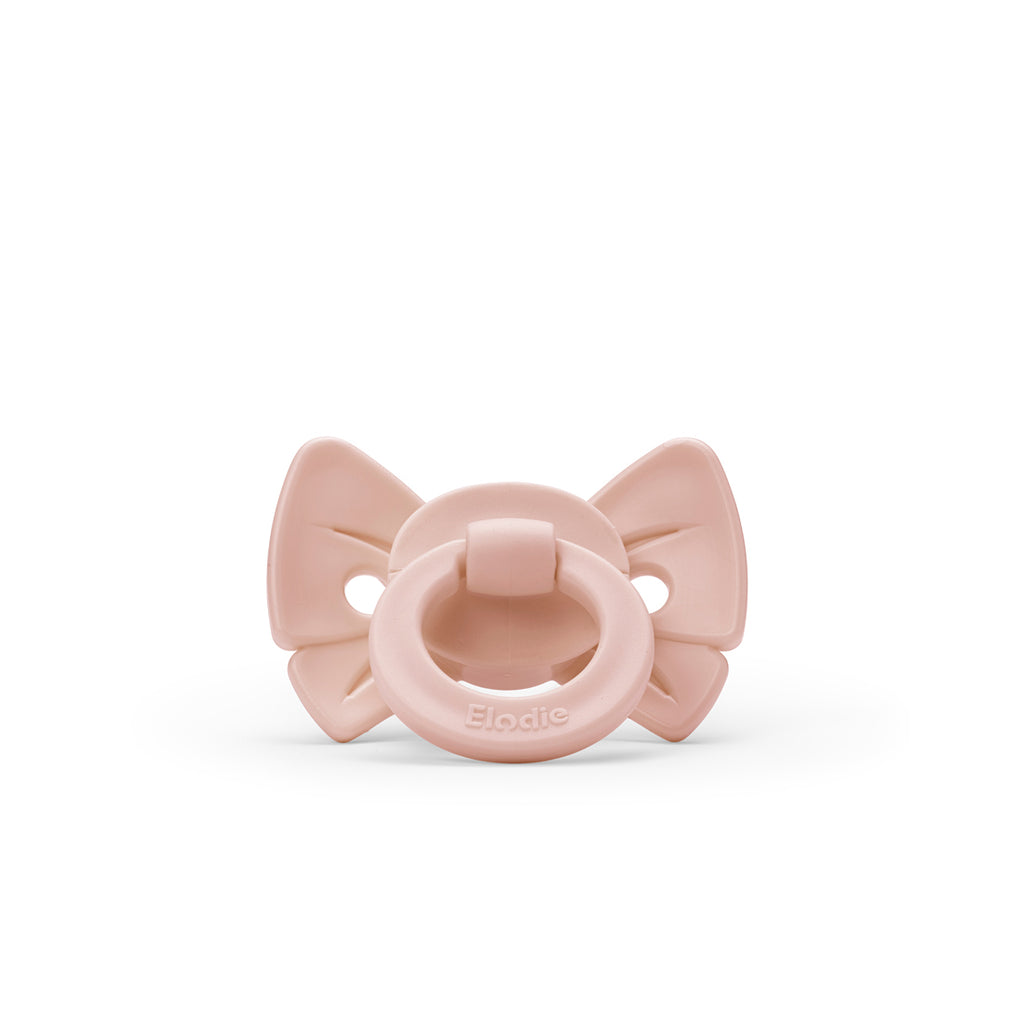 Elodie Binky Bow Fopspeen +3m | Misty Pink