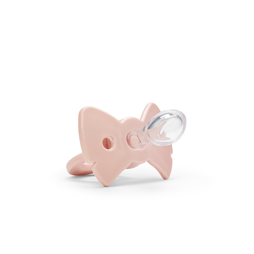 Elodie Binky Bow Fopspeen +3m | Misty Pink