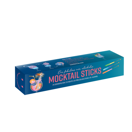 CuriosiTeas Mocktail Sticks 3 Smaken | 6 Sticks