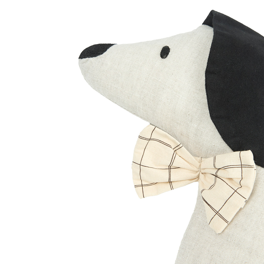 Nobodinoz Kussen Toby Dog 55x30cm I Greige