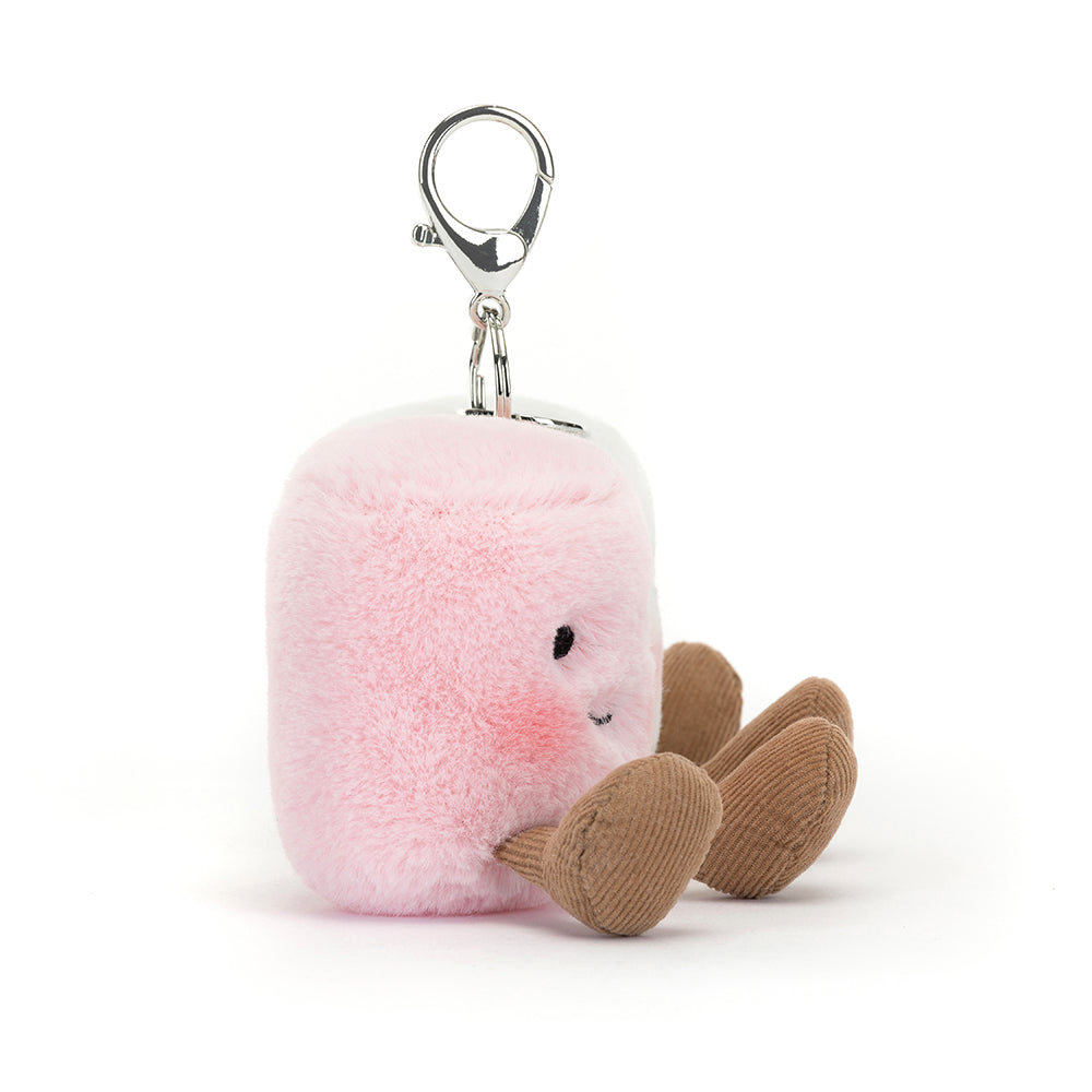 Jellycat Knuffel Amuseable Pair of Marshmallows Bag Charm Sleutelhanger