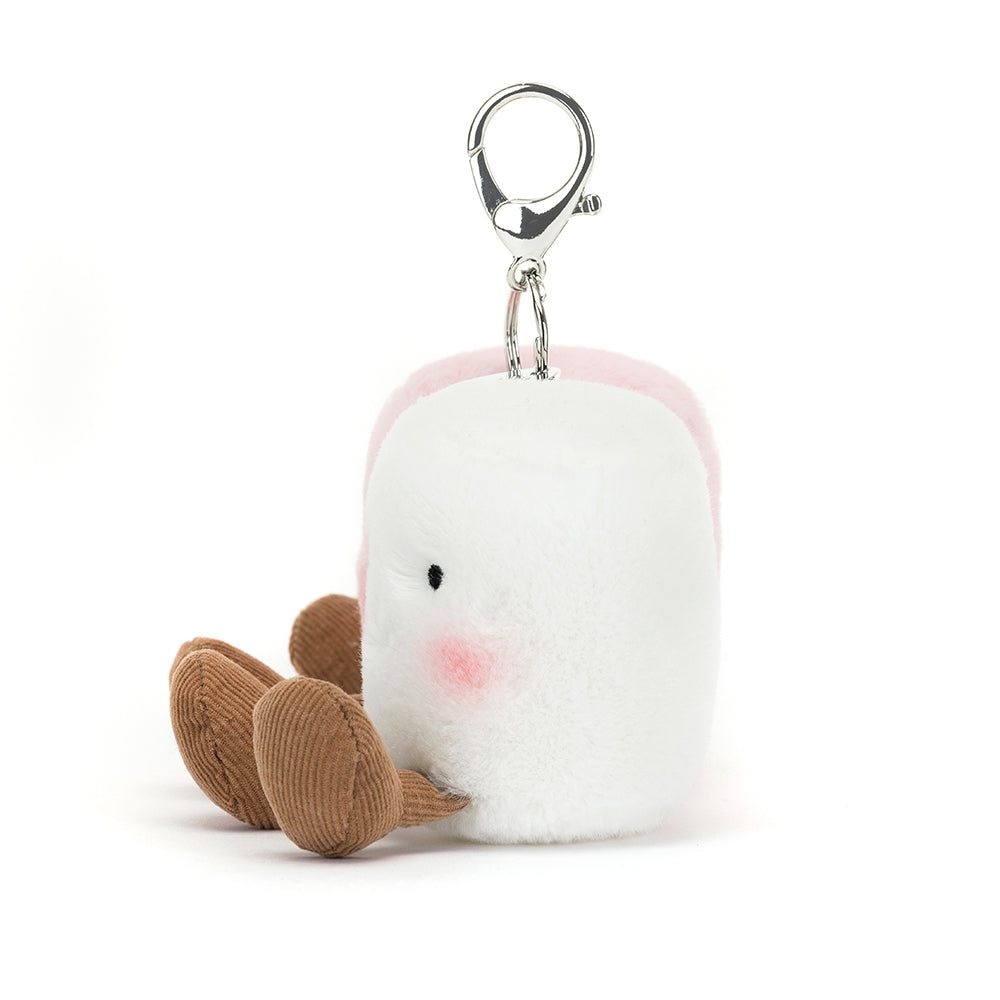 Jellycat Knuffel Amuseable Pair of Marshmallows Bag Charm Sleutelhanger