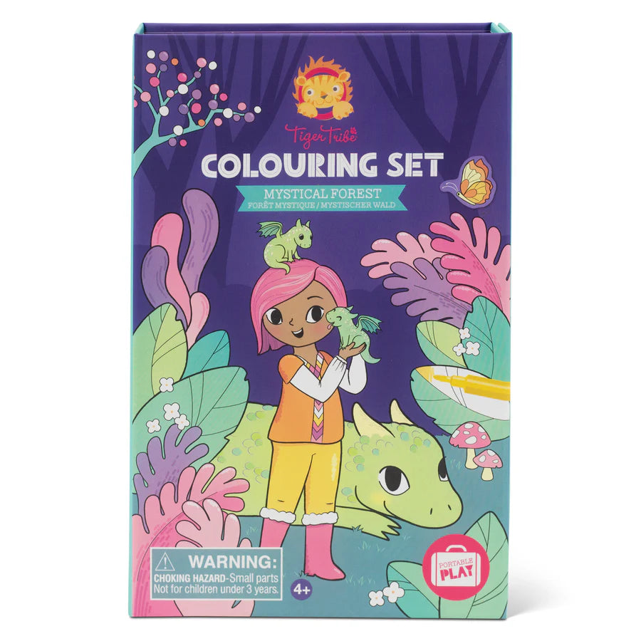 Tiger Tribe Meeneem Colouring Set | Mystical Forest