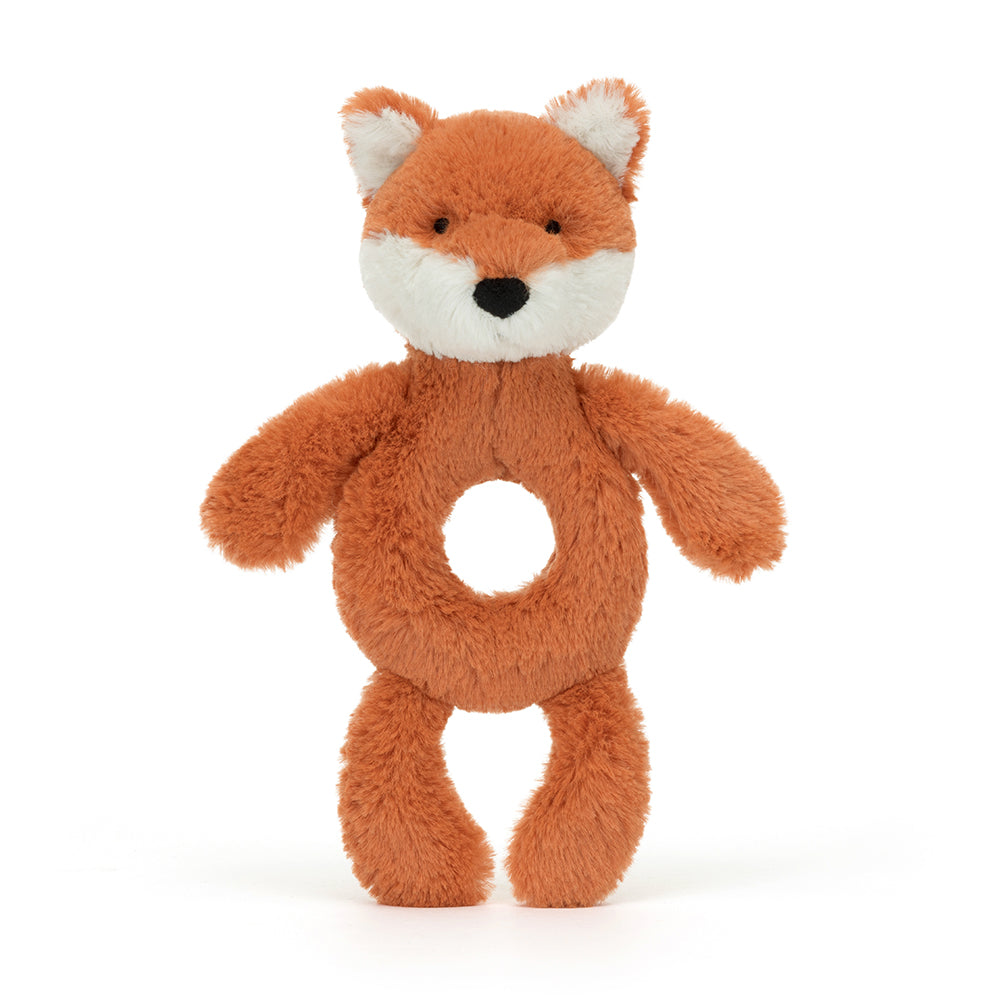 zzz Jellycat Knuffel Bashful Fox Cub Ring Rammelaar