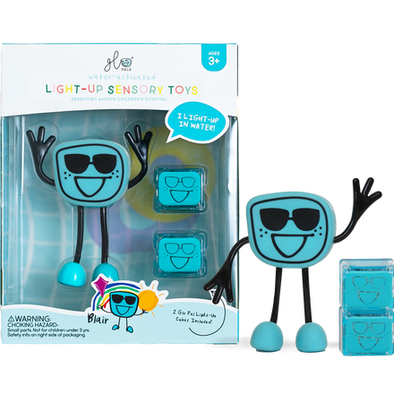 Glo Pals Light Up Sensory Toy Badspeeltje Blauw | Blair